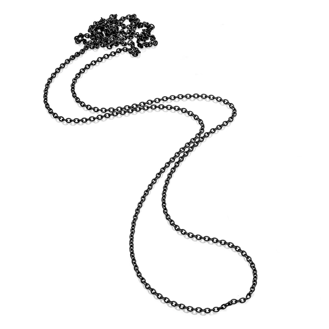 Black Steel Anchor Chain Raphael Fine Jewelry