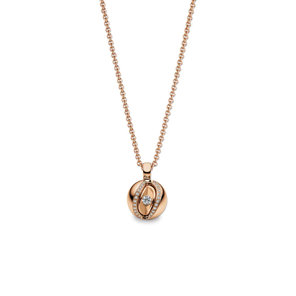 Mystery Pendant Necklace in Rose Gold