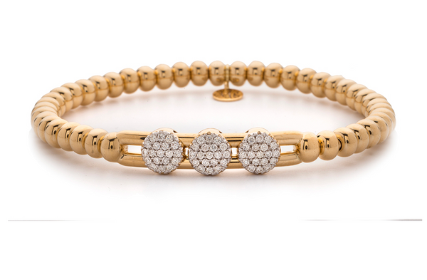 Elegant Gold Stretch Bracelet: A Timeless Accessory for Every Occasion