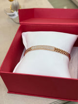 18kt rose gold multiple stretch bracelet