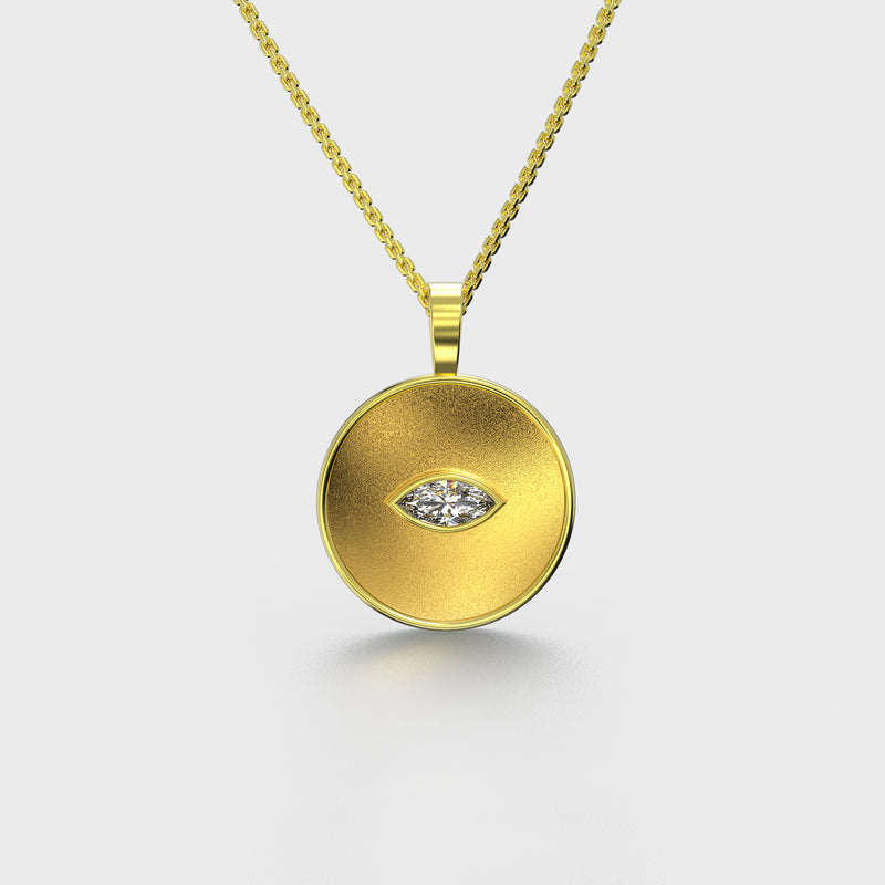 Havana Coin Marquise YG, 21mm