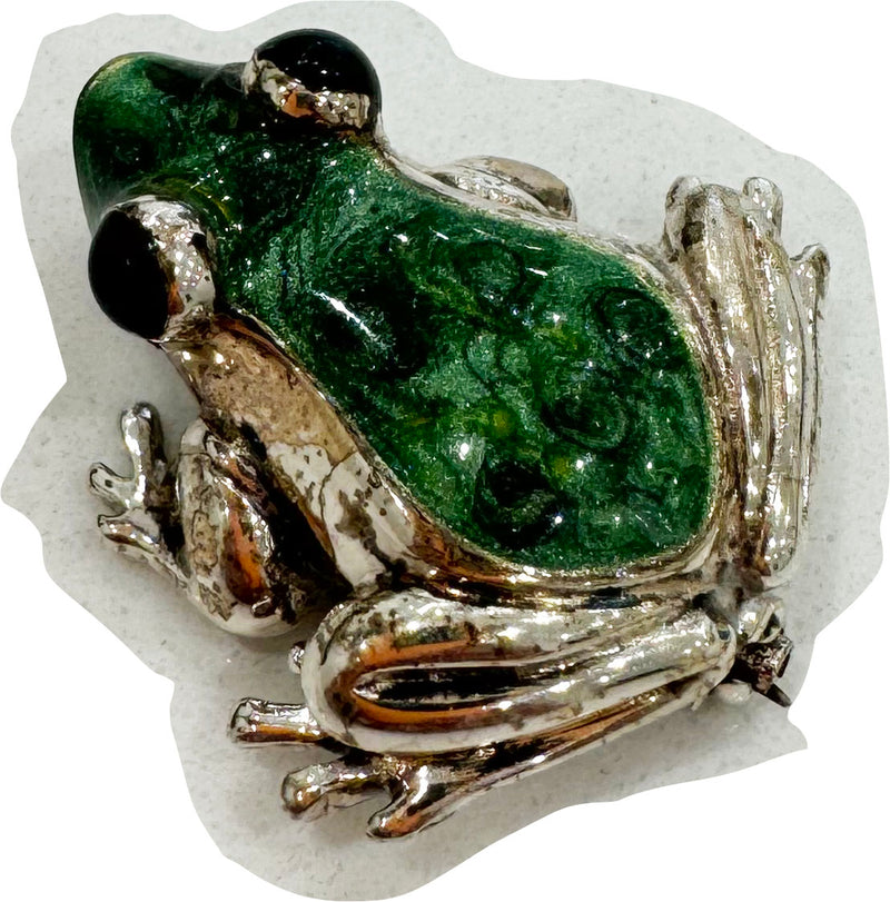 Sterling silver Frog