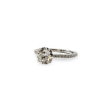 18KT WG Solitaire Round Lab Diamond Engagement Ring, 1.71ct.