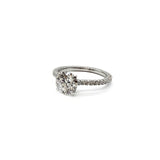 18KT WG Solitaire Round Lab Diamond Engagement Ring, 1.71ct.