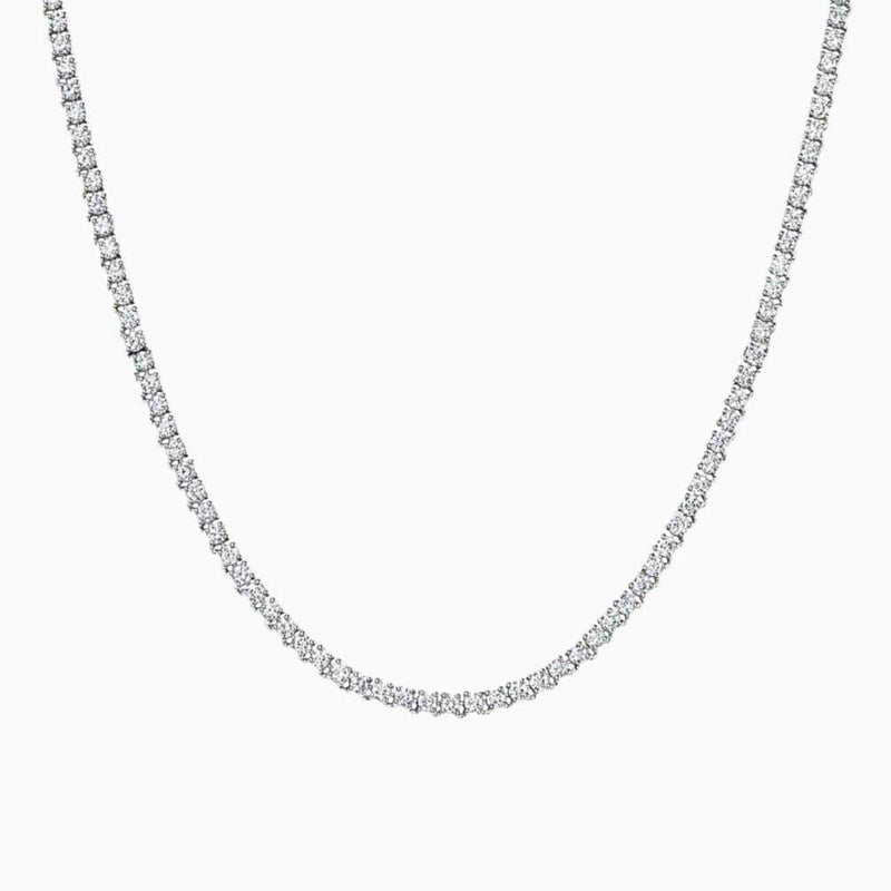 Diamond tennis necklace