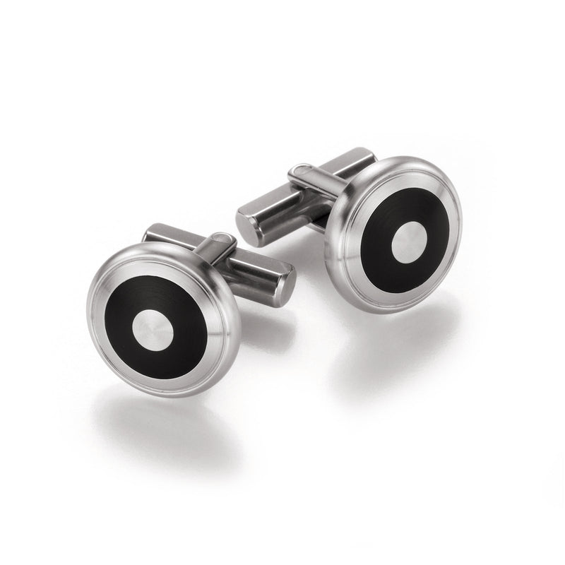 054.2400.d10 TeNo Steel Cufflinks
