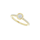 18KT Gold Lab-Grown Diamond Ring, 0.30ct.