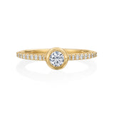 18KT Gold Lab-Grown Diamond Ring, 0.30ct.