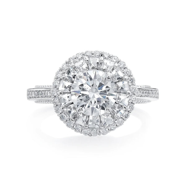 18KT White Gold Diamond Solitaire Ring