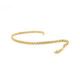 18KT Gold Venetian Box Link Bracelet, 7"