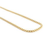 18KT Gold Venetian Box Link Necklace, 20"