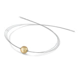 TeNo 12mm Globe Rope Necklace in Light Gold