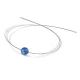 TeNo 12mm Globe Rope Necklace in Lapis Blue