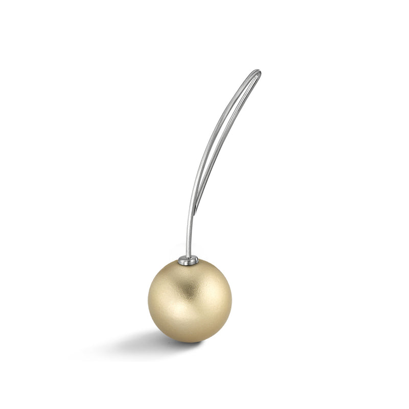 TeNo Pendulum Globe Pendant in Light Gold (choose chain separately)