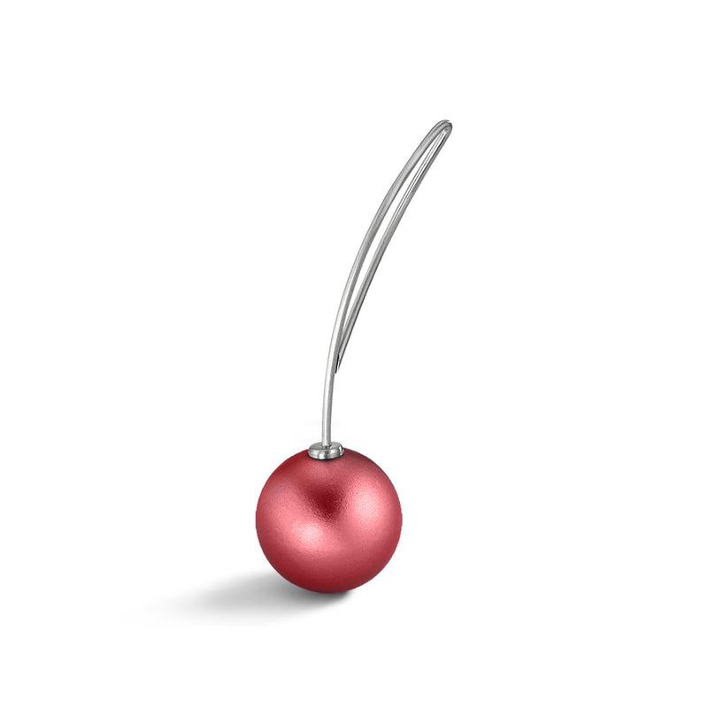 TeNo Pendulum Globe Pendant in Ruby Red (choose chain separately)