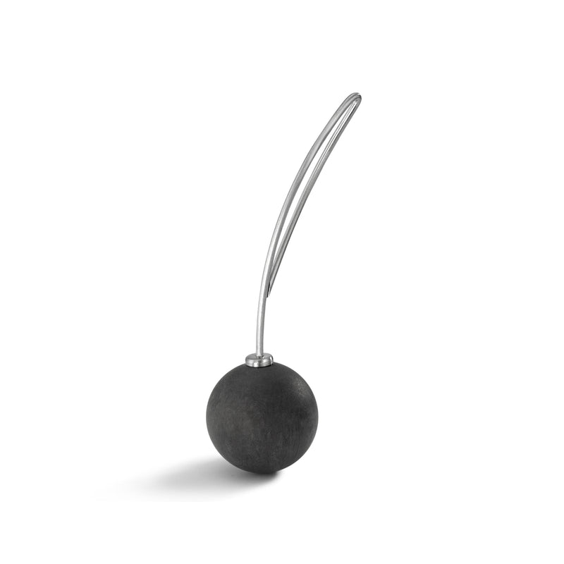 TeNo Pendulum Globe Pendant in Black Carbon Fiber (choose chain separately)
