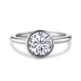 593934 TeNo Joy Ring, Crystal White 9.5mm