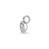 593939 TeNo Joy Charm, Crystal White 7mm