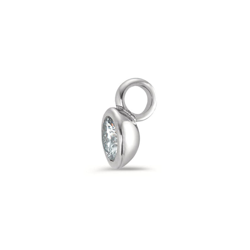 593939 TeNo Joy Charm, Crystal White 7mm
