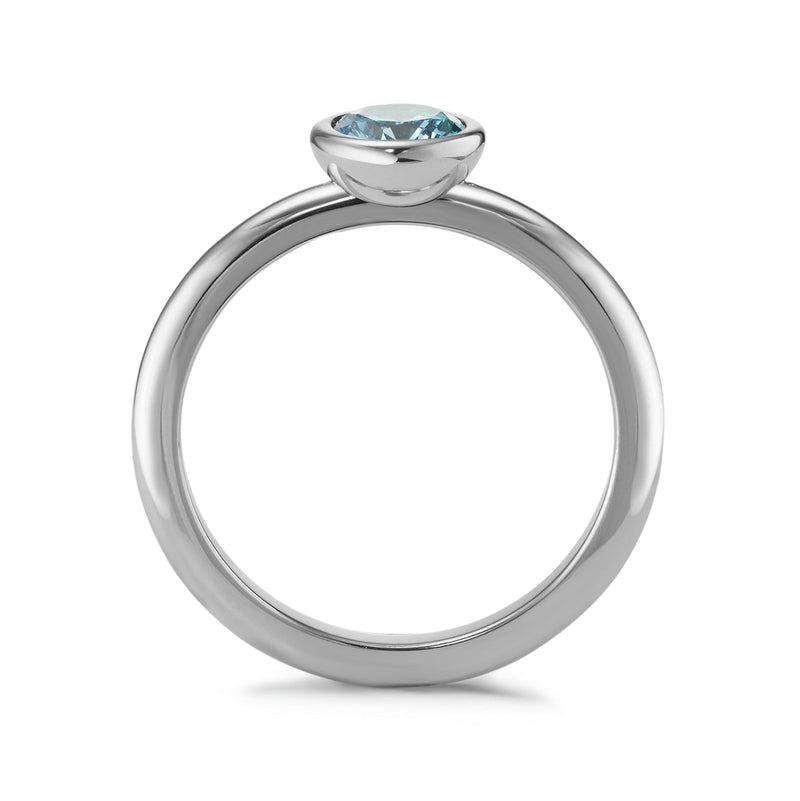 593944 TeNo Joy Ring, Aqua 7mm