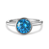 593952 TeNo Joy Ring, Sky Blue 9.5mm