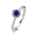 593980 TeNo Joy Ring, Purple Rose 7mm