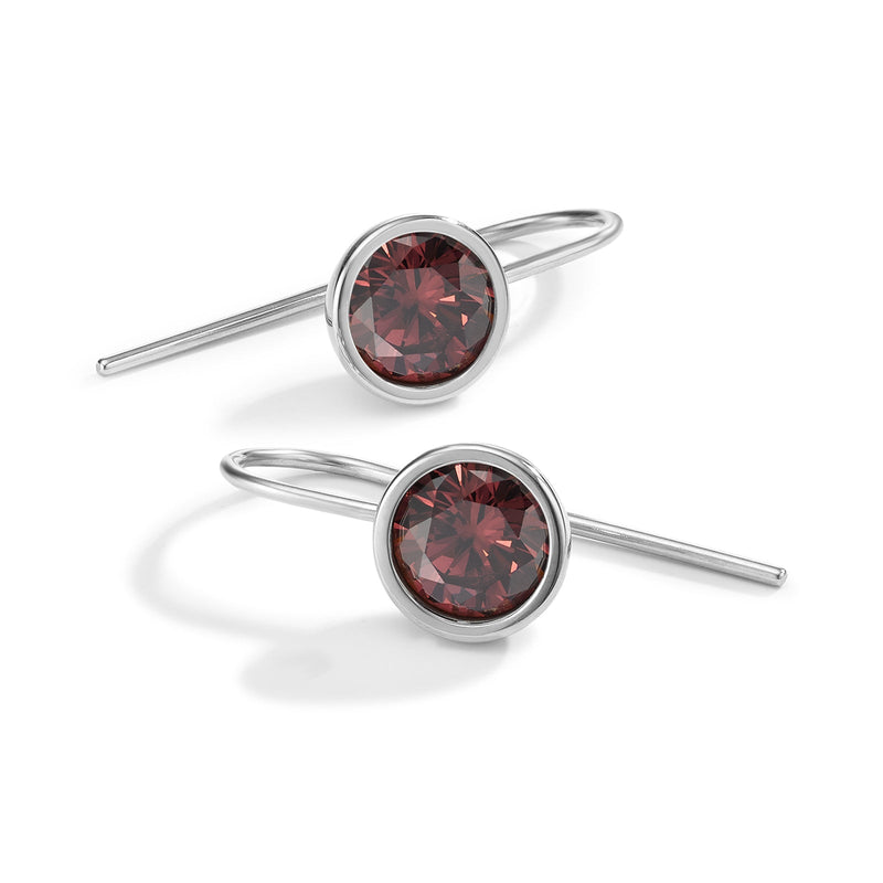 593990 TeNo Joy Drop Earrings, Scarlet 9.5mm