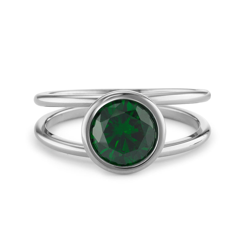593996 TeNo Joy Ring, Jungle Green 9.5mm