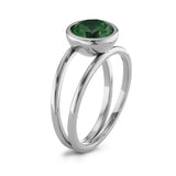 593996 TeNo Joy Ring, Jungle Green 9.5mm