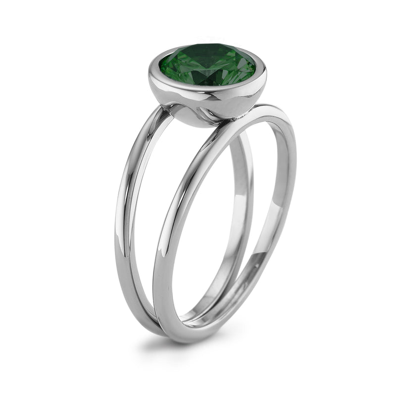 593996 TeNo Joy Ring, Jungle Green 9.5mm
