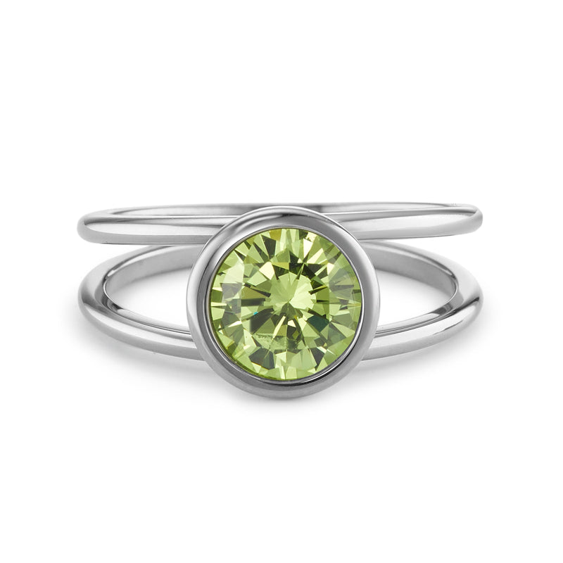 594005 TeNo Joy Ring, Apple Green 9.5mm
