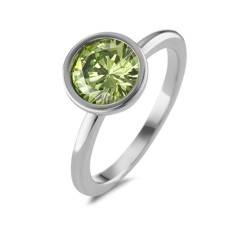 594006 TeNo Joy Ring, Apple Green 9.5mm