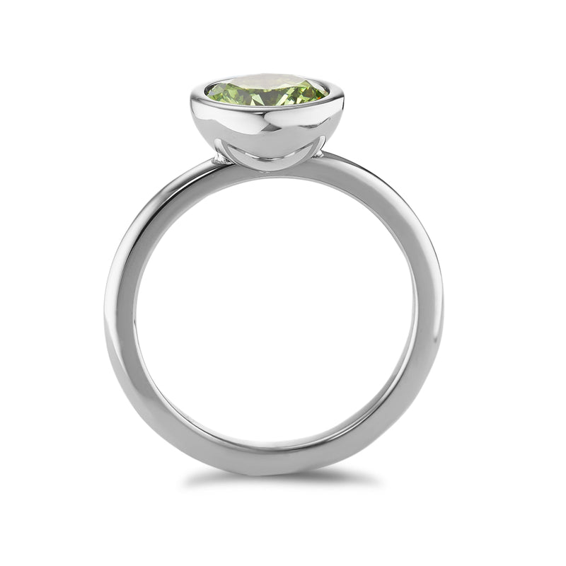 594006 TeNo Joy Ring, Apple Green 9.5mm