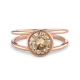 594023 TeNo Joy Ring, Champagne in Rose 9.5mm