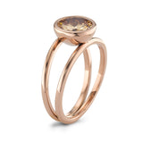 594023 TeNo Joy Ring, Champagne in Rose 9.5mm