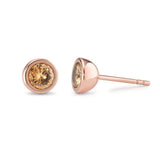 594027 TeNo Joy Earring Studs, Champagne 7mm