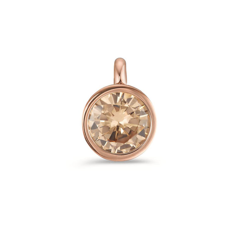 594030 TeNo Joy Charm, Champagne in Rose 9.5mm
