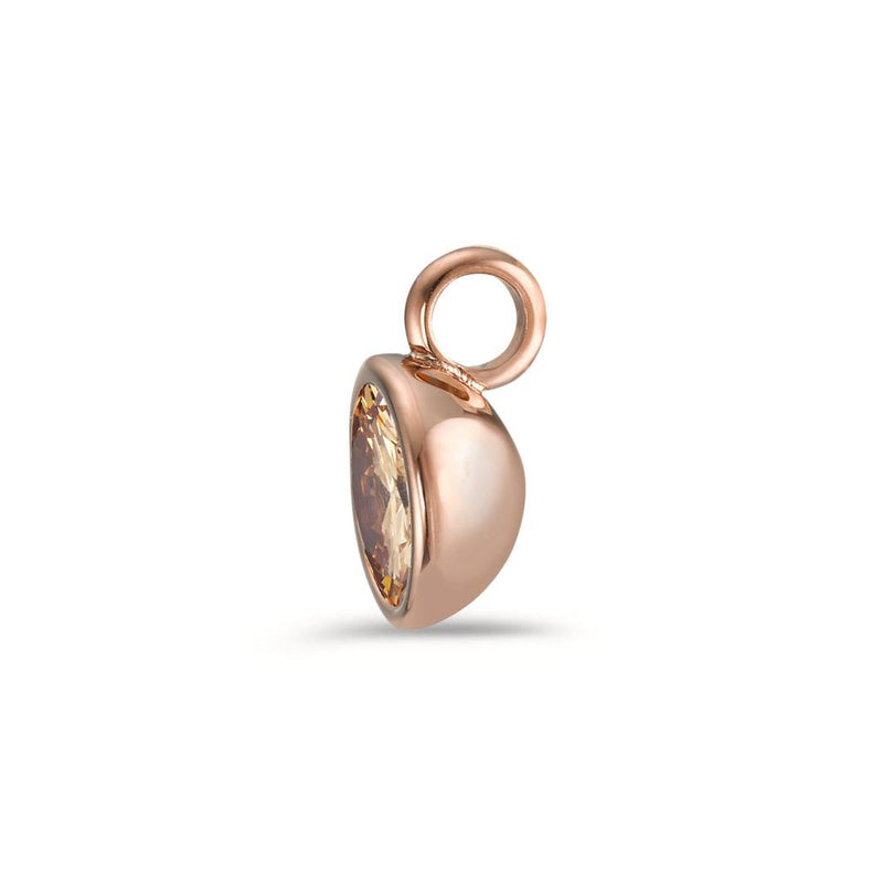 594030 TeNo Joy Charm, Champagne in Rose 9.5mm