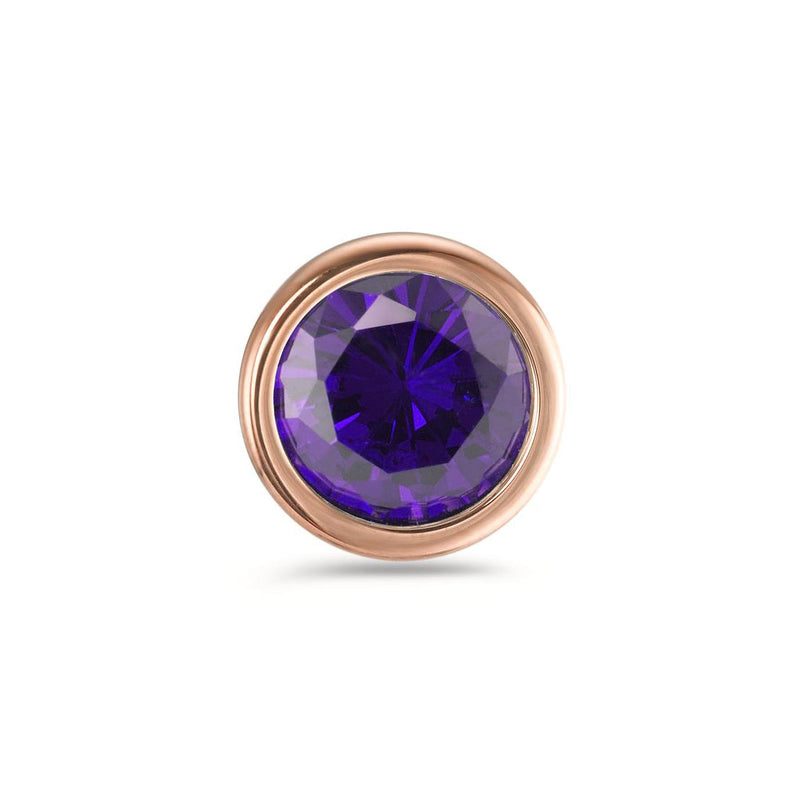 594031 TeNo Joy Pendant, Purple in Rose, 13mm