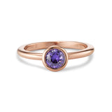594034 TeNo Joy Ring, Purple in Rose 7mm