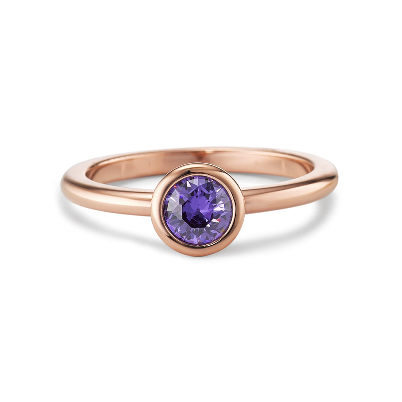 594034 TeNo Joy Ring, Purple in Rose 7mm