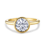 594051 TeNo Joy Ring, Crystal in Yellow Gold 9.5mm