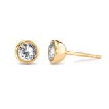 594054 TeNo Joy Earring Studs, Crystal in Yellow 7mm