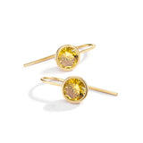 594062 TeNo Joy Drop Earrings, Imperial in Yellow Gold 9.5mm