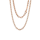 596950 TeNo EXPOSE Chain in Polished Rose Gold Plated Steel