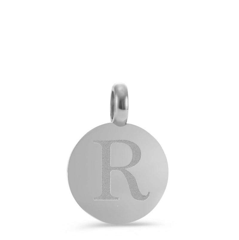 5970XX TeNo Stainless Steel Letter Charm Pendants (choose chain separately)
