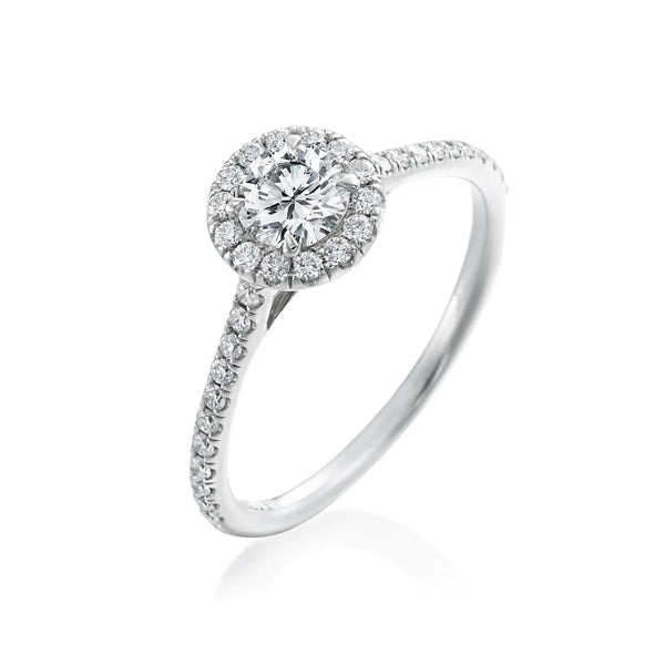 18KT White Gold Diamond Ring