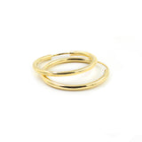14KT Gold Hoop Earrings, 25mm