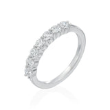 14KT White Gold Diamond Wedding Band