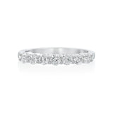 14KT White Gold Diamond Wedding Band
